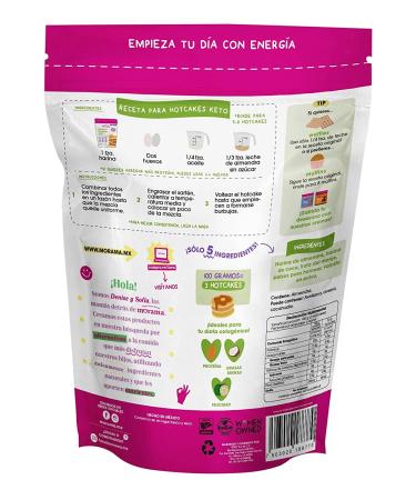 MORAMA Keto Pancake & Waffle Mix - Low-Carb, Dairy-Free, Vegan | Almond & Coconut Flour Blend for Nutritional Ketosis | Breakfast Pancakes & Waffles | 12.3oz (1 Pack) - Buy Online on SooperMarket.com