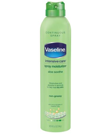 Vaseline Spray and Go Moisturizer in Aloe Fresh 6.5 Fl Oz
