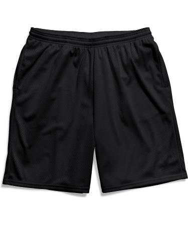 Hanes Sport Men's Mesh Pocket Shorts - 9 Inseam Medium Ebony - Buy Online on SooperMarket.com
