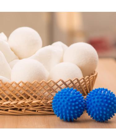 Organic XL Wool and Plastic Dryer Balls (6 Pack) - Save Time, Money, Energy with Loaddvni's Upgraded Version - Buy Online on SooperMarket.com