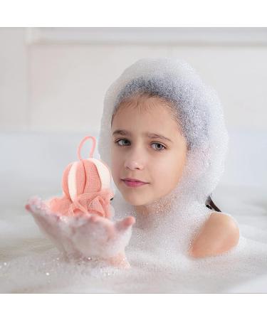 KALLORY 2Pcs Exfoliating Bath Loofah Sponge Set - Shower Scrubber & Body Scrubber for Ultimate Cleanse | International Shipping - Buy Online on SooperMarket.com