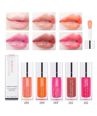 2 PCS Hydrating Plumping Lip Oil Gloss - Moisturizing & Long Lasting Formula for Nourished Lips - Non-Sticky & Transparent Shine - Buy Online on SooperMarket.com