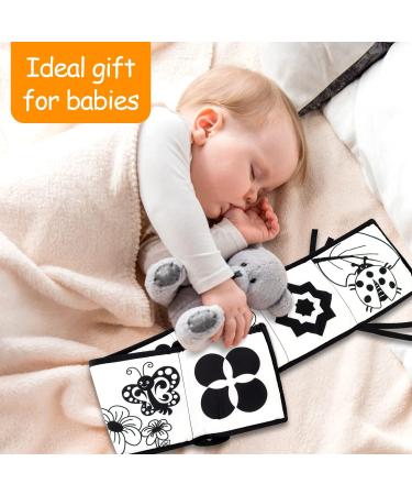Shop Black & White Fabric Baby Books | Soft Contrast Learning Toys for 0+ Months - Buy Online on SooperMarket.com