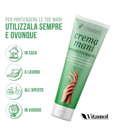 Vitamol Nourishing Restructuring Hand Cream for Dry & Sensitive Skin | 100ml - Best International Shipping - Buy Online on SooperMarket.com