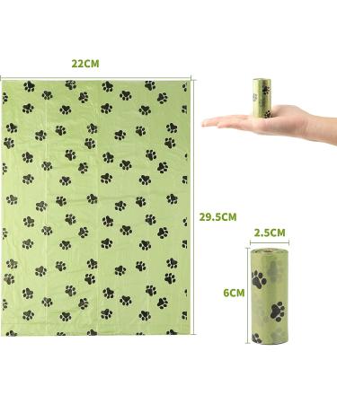 PET4PET Dog Poo Bags 525 Poo Bags for Dog Waste include 1 Adjustable Dispenser 35 Rolls Thick Biodegradable Dog Poop Waste Bag Rolls Cardboard Core 100% Leak Proof and Strong (Green) - Buy Online on SooperMarket.com