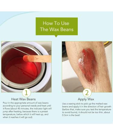 Socobeta 300PCs Multifunctional Waxing Craft Sticks - Birch Wood Hair Removal Applicators for Home Use - Buy Online on SooperMarket.com