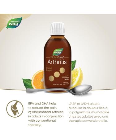 Nature's Way NutraSea Omega-3 - Arthritis - Rheumatoid Arthritis Support 2800mg (1800 mg EPA 1000 mg DHA) Citrus Flavour 200ml Liquid - Buy Online on SooperMarket.com