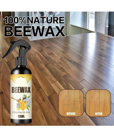 Natural Micro-Molecularized Beeswax Spray Wood Seasoning Beeswax Household Polishing Bees Wax Furniture Polish and Cleaner Natural Beewax Furniture Care Polishing (2pcs) - Buy Online on SooperMarket.com