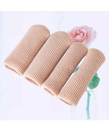 4pcs Nylon Toe Protectors Set - Hammer Toe & Finger Sleeve for Pain Relief and Protection | Healeved Toe Covers - Buy Online on SooperMarket.com