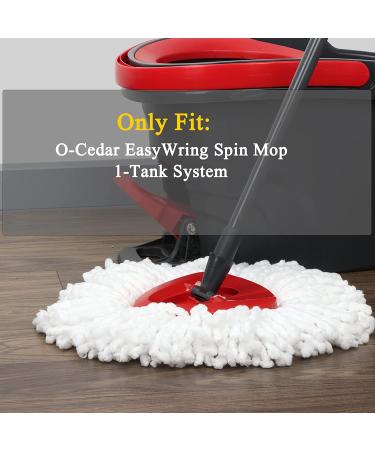 2 Pack Microfiber Spin Mop Replacement Heads for Ocedar EasyWring Spinning Mop - Buy Online on SooperMarket.com