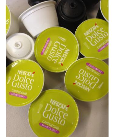 Dolce Gusto 100 Pods Skinny Cappuccino Mix (50 Coffee and 50 Milk)