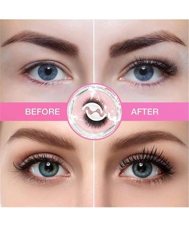 Glazy Boo Self Adhesive False Eyelashes - Reusable, Natural Look (4pcs) - Buy Online on SooperMarket.com
