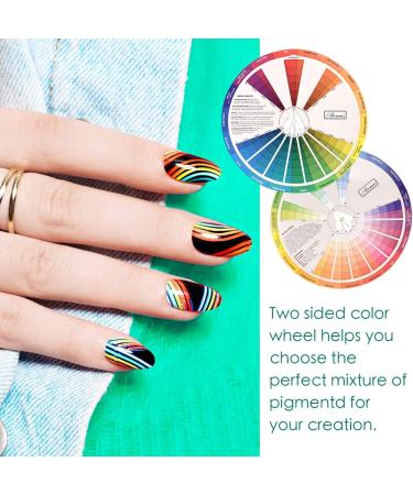 Creative Color Wheel Paint Mixing Guide for Art Class and Makeup Blending - 9.25inch - Buy Online on SooperMarket.com