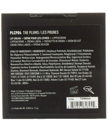 NYX Pro Lip Cream Palette - The Plums 0.32 oz (Pack of 1) - Buy Online on SooperMarket.com