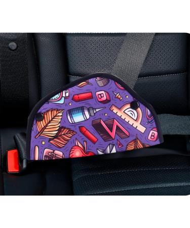 Kids Seatbelt Adjuster & Travel Pillow | Car Safety Belt Cushion & Shoulder Pad | Cartoon Design | Car Seat & Pushchair Protector - Buy Online on SooperMarket.com