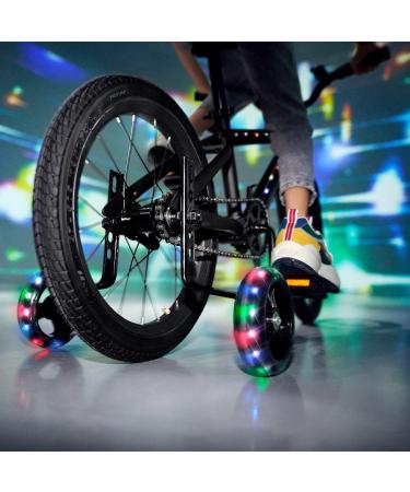 Jetson Electric Bike Spark Light-Up Training Wheels | Motion Activated 4 Inch Wheels for 12-20-inch Bikes | Durable Steel Brackets | Ages 3 - Buy Online on SooperMarket.com