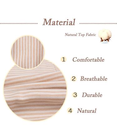 Baby Umbilical Cord Belt  Infant Belly Binder Hernia Care Navel Truss Support Newborn Warm Essential with Breathable Organic Cotton 2brown&2green - Buy Online on SooperMarket.com