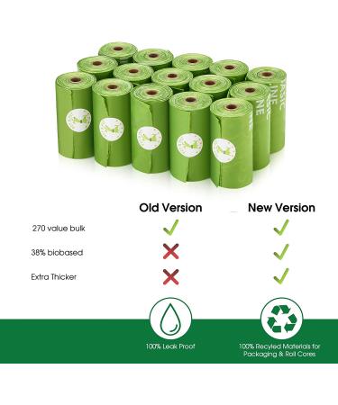 PET N PET USDA Certified 38% Biobased Dog Poop Bags 270/540 Counts - 9x13 Inches, 15 Refill Rolls - Buy Online on SooperMarket.com