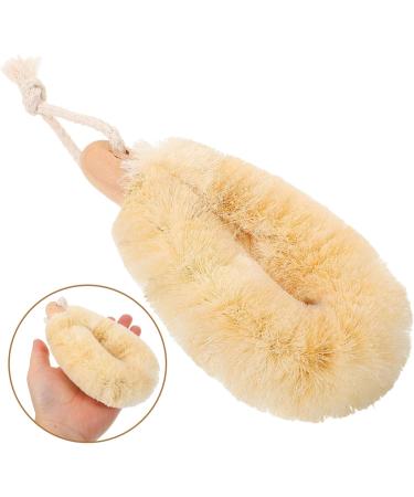 Buy Baluue Sisal Shower Brush - Wear-Resistant Bath Scrubber & Back Cleaning Sponge - Portable Body Care Tool - Buy Online on SooperMarket.com