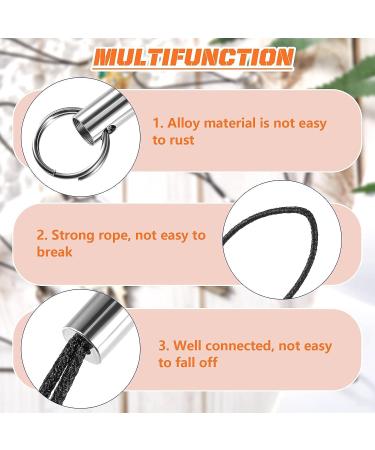 Flutesan Lobster Clasp Cords - 100 Pieces, 9 Colors - Mini Lariat Cord Straps for DIY Jewelry - Cellphone/USB/Keychain Lanyards - Buy Online on SooperMarket.com
