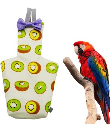 EsEico Reusable Parrots Nappy Pure Cotton Bird Washable Diapers Soft Parrot Nappy Multicoloured Printed Design Adjustable Cotton Fabric Pee Pads for Medium Parrots Cockatiels and Lovebirds. Kiwi - Buy Online on SooperMarket.com
