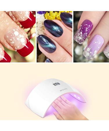 Vacnite 24W LED UV Nail Dryer with Timer Setting and Automatic Sensor LCD - Fast Nail Curing Lamp for Gels - Fingernail & Toenail - Buy Online on SooperMarket.com