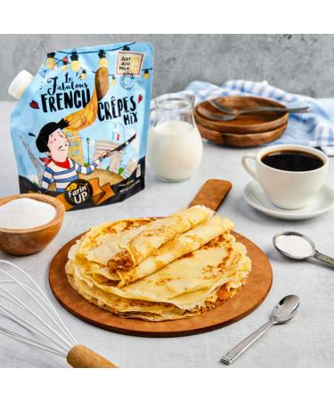 Farin'UP Non-GMO French Cr pes Mix - 21.16 oz - Makes 20 Crepes | Just Add Milk - Buy Online on SooperMarket.com