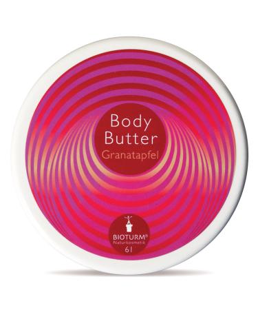 Bioturm Body Butter Pomegranate 200ml - Nourishing Vegan Skin Moisturizer for All Skin Types - International Shipping Available - Buy Online on SooperMarket.com