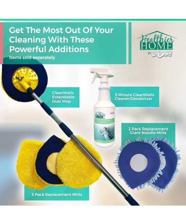Chomp Painted Wall Cleaner Spray: Healthier Home 5-Minute CleanWalls 4-in-1 Multipurpose Cleaner - Painted Wall Ceiling and Baseboard Cleaning Spray - Dirt Dust Odor and Stain Remover - 32 Ounces - Buy Online on SooperMarket.com