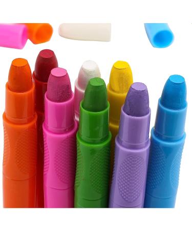 Mosaiz Face Painting Kit for Kids - 12 Colors Water Based Paint Sticks for St Patricks Day, Halloween & Cosplay - Washable & Twistable Body Paint Set for Adults - Buy Online on SooperMarket.com