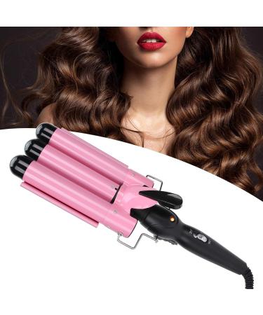 3 Barrel Curling Iron Wand Adjustable Hair Curler Waver Crimper 110V 240V Fast Heating Easy Temperature Adjustment Hair Styling Suitable for Wavy Hairstyles (28mm) - Buy Online on SooperMarket.com