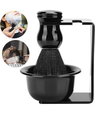 HERCHR Men's Shaving Tool Set - 3pcs Beard Grooming Kit with Brush Bowl & Holder for Mustache & Face Cleaning - Buy Online on SooperMarket.com