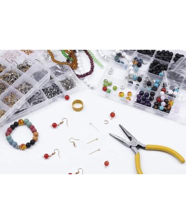 Paxcoo 3200Pcs Jewelry Repair Kit - Jump Rings, Clasps, Earring Hooks for Making Supplies and Findings - Necklace Bracelets Repair - Buy Online on SooperMarket.com