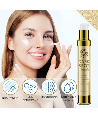 Dark Spot Corrector for Face & Body | Age & Sun Spots Remover with Kojic Acid & Vitamin C | All Skin Types | 1 fl oz - Buy Online on SooperMarket.com