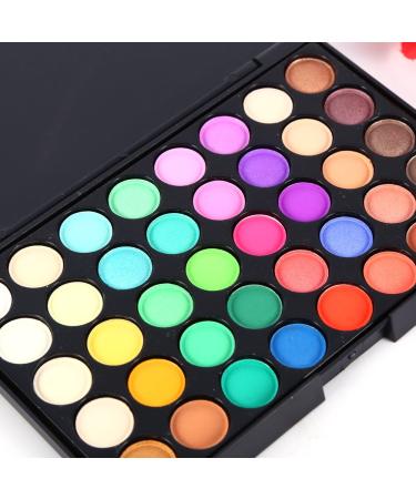 40 Colors Eyeshadow Palette - Waterproof Matte Mineral Pigment Makeup Cosmetics for Stunning Looks - Buy Online on SooperMarket.com