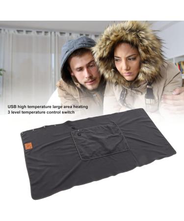 Topincn USB Warm Scarf - Heated Ceiling Device with 3-Stage Temperature Control for Neck Shoulders & Legs - Gray | International Shipping - Buy Online on SooperMarket.com