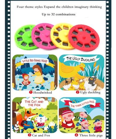 Pueri Projector Flashlight for Kids - 4 Educational Stories | Best Toys for Learning & Fun - Buy Online on SooperMarket.com
