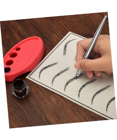 Angoily 1pc Pointed Pen Embroidery Manual Multifunction Slender Thin Eyebrow Silver Single-end - Buy Online on SooperMarket.com