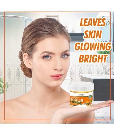Herblov Turmeric Face Scrub - Natural Acne Treatment for Glowing Skin - Detox Clay Mask with Turmeric for Brightening and Toxin Removal - Buy Online on SooperMarket.com