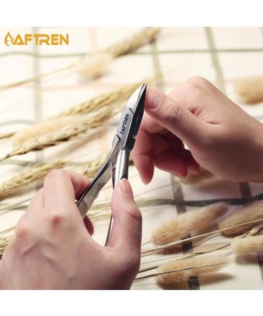 Professional Cuticle Nippers Precision Manicure Nail Clippers Stainless Steel Scissors Thick and Ingrown Nails Hospital Grade Podiatry Tool - Buy Online on SooperMarket.com