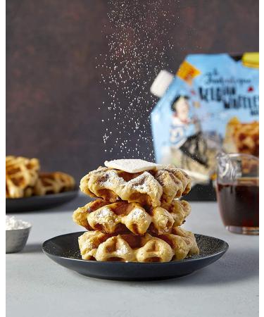 Le Fantastique Belgian Waffle Mix With Sugar Pearl. By FarinâUP  Non-GMO  just add milk & butter - 21.16 oz  Makes 16 Waffles - Buy Online on SooperMarket.com