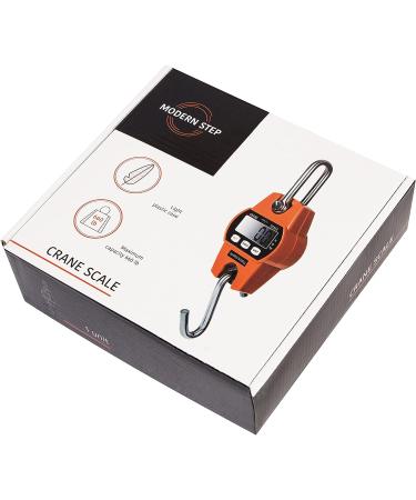  Digital Hanging Scale 660 LB 300 KG Cast Aluminum Case - Heavy Duty Waterproof Fish Scale - Portable Crane Scale for Luggage Weight Suitcase Hunting Farm Bow Fishing Scale Heavy Duty Orange - Buy Online on SooperMarket.com
