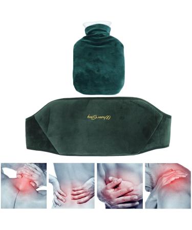 Hot Water Bottle with Plush Cover | 1L Removable Hot Water Bag for Hand & Waist Warmer - Ideal for Comfort & Relief - Buy Online on SooperMarket.com