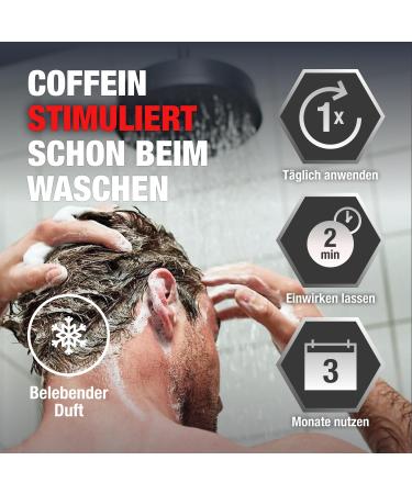 Alpecin Caffeine Shampoo C1 - 3 x 250ml | Combat Hair Loss | Strengthen Roots & Promote Growth | Men's Hair Care - Made in Germany - Buy Online on SooperMarket.com