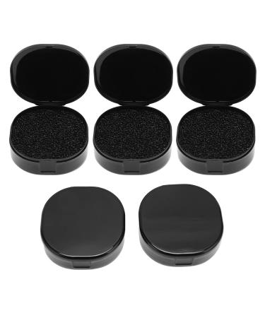 5 Piece Makeup Brush Cleaner Sponge Set Professional Beauty Blender Cleaner Portable Eyeshadow Brush Color Removal Cleaner Sponge