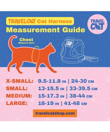 Travel Cat Harness and Leash Set - Adjustable Comfort Fit Mesh Vest Harnesses with Reflective Strap - Snug Fit Harness for Cats Kitten for Outdoor Walking Grey Large (Chest 16-19 inch) Grey L - Buy Online on SooperMarket.com