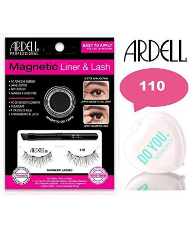Buy Ardell Professional Magnetic Lashes with Compact Mirror - Lash & Liner Set 110 | International Shipping Available - Buy Online on SooperMarket.com
