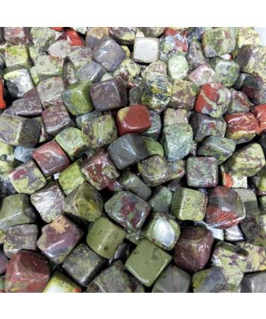 Natural Crystals and Stones 4pcs Natural Dragon Blood Stone Cube Quartz Polished Stone Crystal Gemstone Crystal Gravel Natural Quartz Crystals for Decoration kaixun - Buy Online on SooperMarket.com