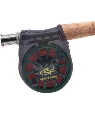 SF Fly Fishing Reel Case Pouch Cover - Black 1PCS for 3/4 5/6 7/8 wt Fly Reel 5/6wt - Buy Online on SooperMarket.com