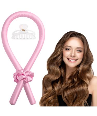 Colorfarm Heatless Hair Curler for Long Hair  Heatless Curling Rod Headband Satin Curling Set  No Heat Hair Wrap Curler Ribbon to Sleep in Overnight  Hair Roller with Scrunchies Hair Clips  Hairstyles Styling Tools Carna...